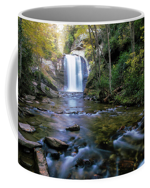Art Prints Coffee Mug featuring the photograph Looking Glass Falls by Nunweiler Photography