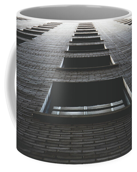 Mountain Coffee Mug featuring the photograph Looking up by Go and Flow Photos