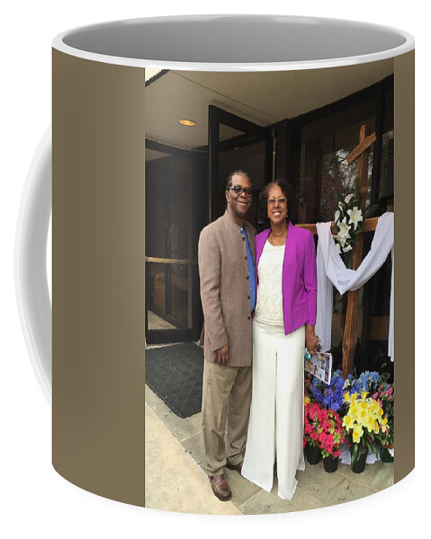  Coffee Mug featuring the photograph Lorrett And Trevor by Trevor A Smith