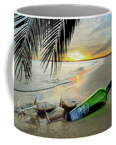 Wine Coffee Mug featuring the photograph Lost in Paradise by Jon Neidert