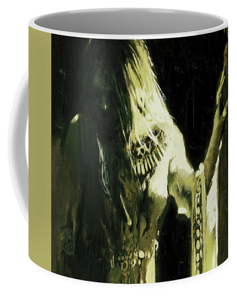Gothic Coffee Mug featuring the painting Lost Soul by Sv Bell