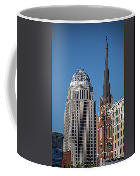 Cathedral Of The Assumption Coffee Mug featuring the photograph Louisville Mercer Cathedral by FineArtRoyal Joshua Mimbs