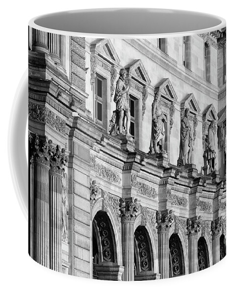 Paris Coffee Mug featuring the photograph Louvre Statues by Brian Jannsen