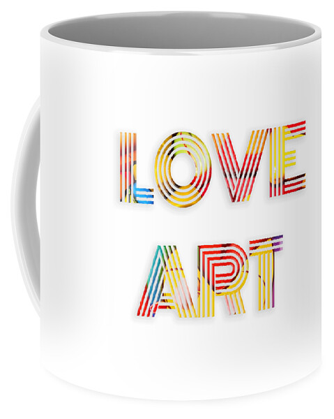 Modern Coffee Mug featuring the digital art Love Art by Rafael Salazar