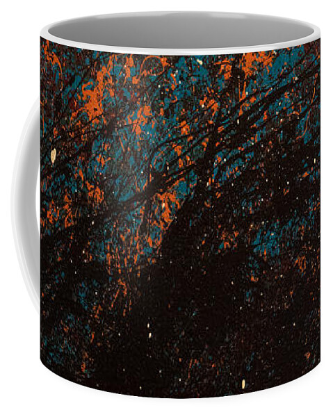 Abstract Coffee Mug featuring the painting Love Follows by Heather Meglasson Impact Artist