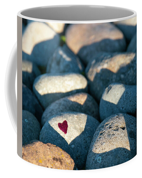 Heart Coffee Mug featuring the photograph Love in Hard Places by Lora Lee Chapman