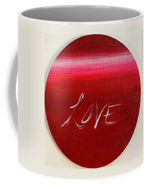 Love Coffee Mug featuring the painting Love by Tara Strange Dunbar