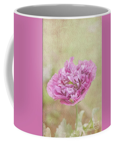 Flower Coffee Mug featuring the photograph Loving the Poppy by Elaine Teague