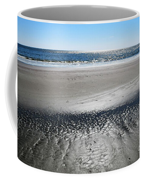  Coffee Mug featuring the photograph Low Tide Sunset by Victor Thomason