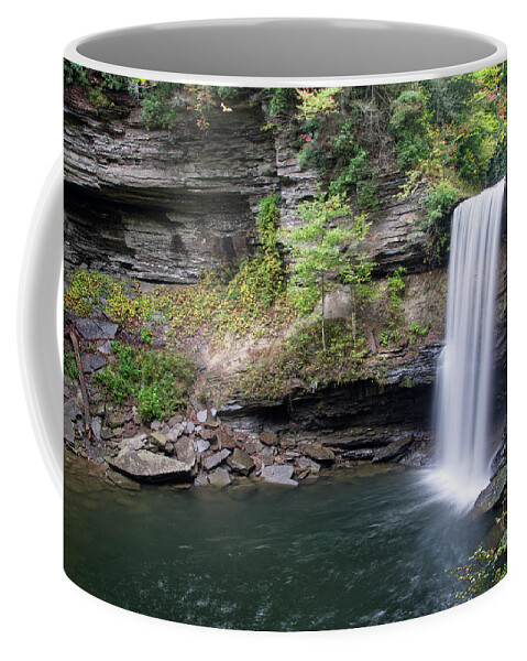 Greeter Falls Coffee Mug featuring the photograph Lower Greeter Falls 10 by Phil Perkins