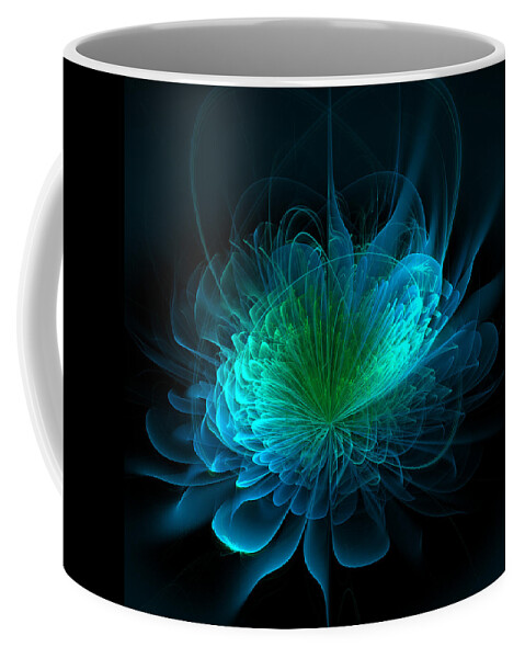  Coffee Mug featuring the digital art The Rose #3 by Mary Ann Benoit