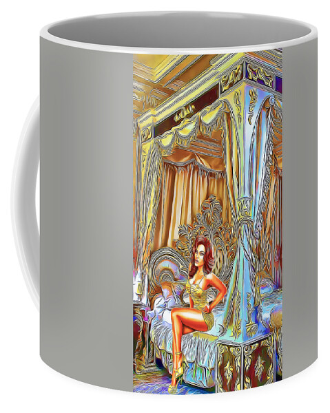 Illustration Coffee Mug featuring the digital art Luxury life 22 by Nenad Vasic