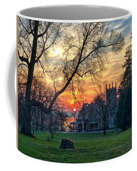 Sun Coffee Mug featuring the photograph Lyndhurst December Sunset by Russel Considine