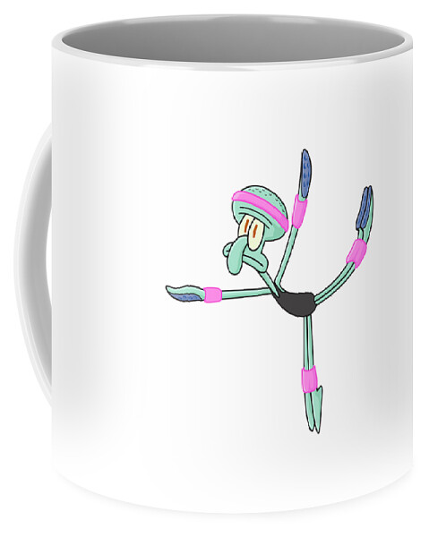 Beverage Cup Spongebob Handsome Squidward Ceramic Coffee Mug 11 Oz 