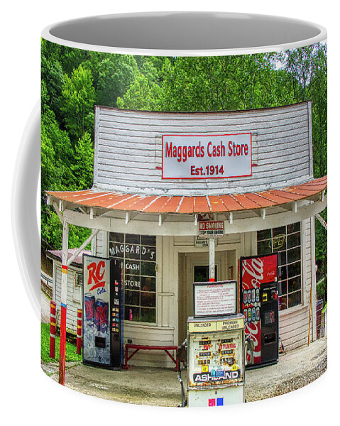 General Store Coffee Mug featuring the photograph Maggards Cash Store by Dale R Carlson