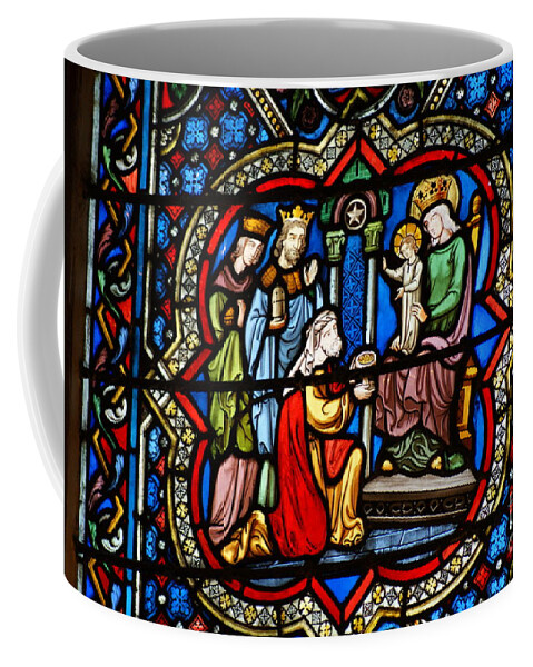 Notre Dame Coffee Mug featuring the photograph Magi at Notre Dame by Christine Jepsen