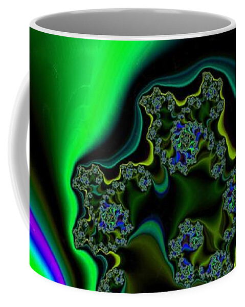 Fractal Coffee Mug featuring the digital art Magic #4 by Mary Ann Benoit