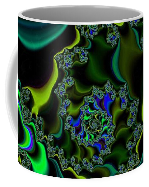 Fractal Coffee Mug featuring the digital art Magic #5 by Mary Ann Benoit