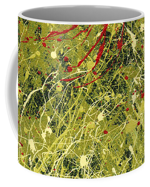 Abstract Coffee Mug featuring the painting Magical Beingness by Heather Meglasson Impact Artist