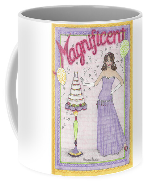 Magnificent Coffee Mug featuring the mixed media Magnificent by Stephanie Hessler