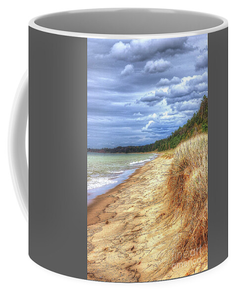 Beach Coffee Mug featuring the photograph Magoon Creek Beach by Randy Pollard