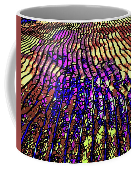Abstract Coffee Mug featuring the digital art Majestic Field by Norman Brule