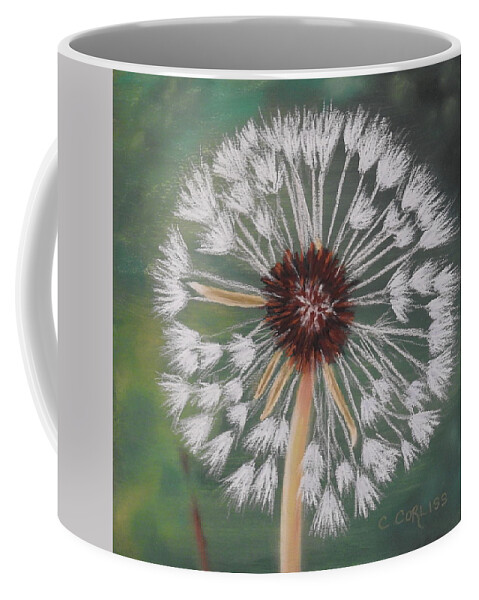  Coffee Mug featuring the pastel Make A Wish by Carol Corliss
