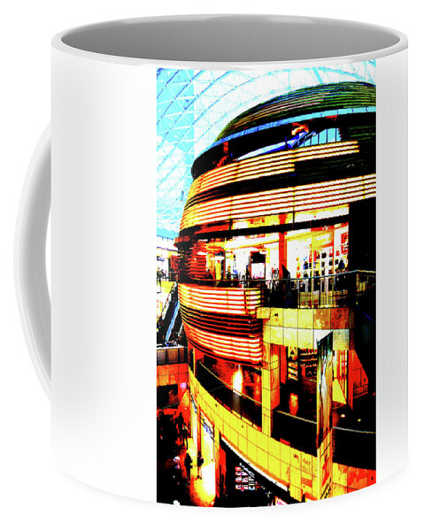 Mall Coffee Mug featuring the photograph Mall In Warsaw, Poland 14 by John Siest