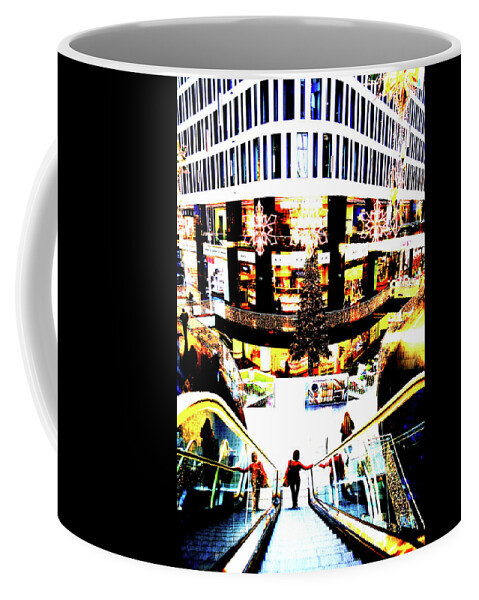 Mall Coffee Mug featuring the photograph Mall In Warsaw, Poland 3 by John Siest