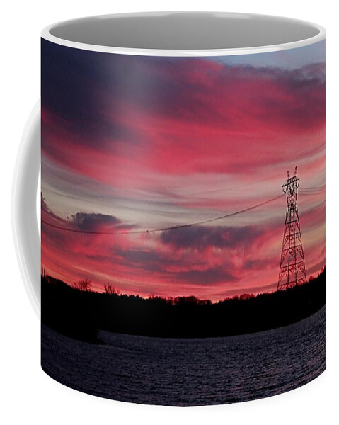 Landscape Coffee Mug featuring the photograph Man and Nature by Mary Walchuck