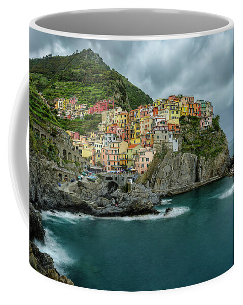 Gary-johnson Coffee Mug featuring the photograph Manarola, Italy by Gary Johnson