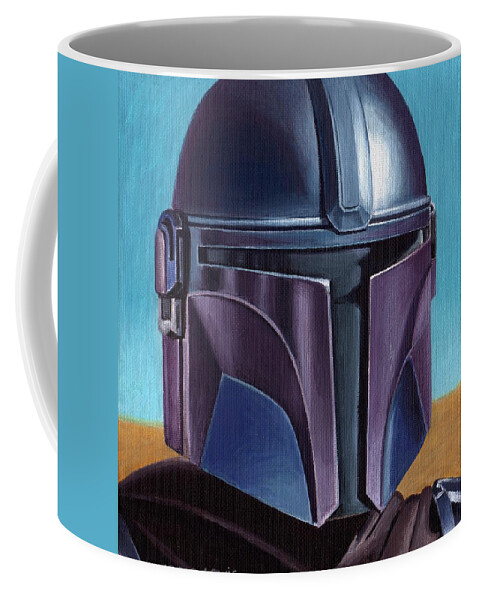 Star Wars - Boba Fett on Tatooine Coffee Mug by Marc D Lewis - Pixels