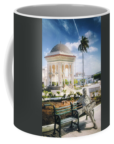 Manzanillo Coffee Mug featuring the photograph Manzanillo Parque Cespedes by Micah Offman