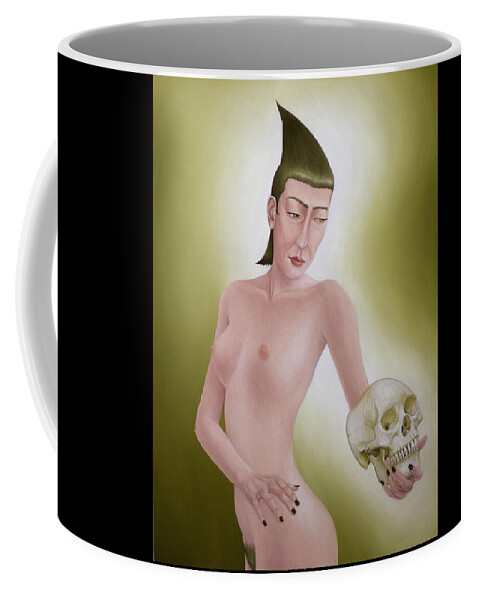 Mara Coffee Mug featuring the painting Mara by Hone Williams