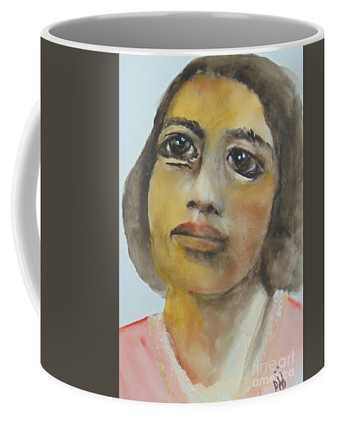 Marian Anderson Coffee Mug featuring the painting Marian Anderson by Saundra Johnson