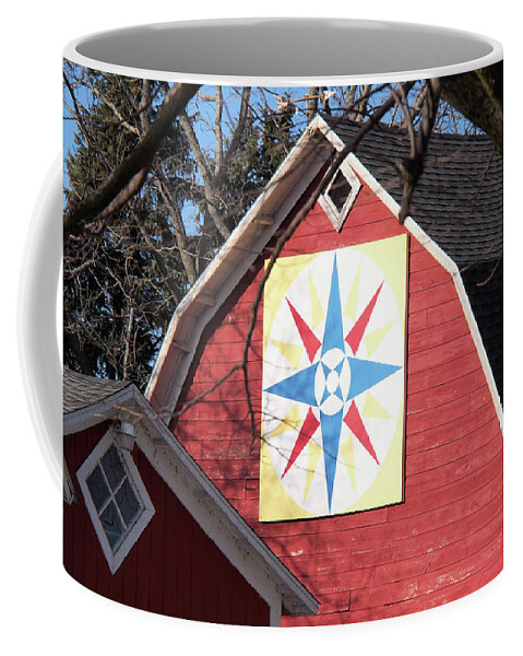 Mariner’s Compass Coffee Mug featuring the photograph Mariners Compass II by Scott Olsen