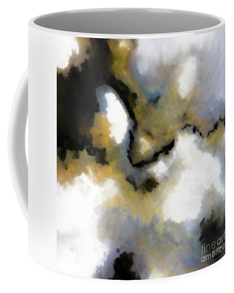 Black Coffee Mug featuring the painting Mark 9 23. Just Believe. by Mark Lawrence