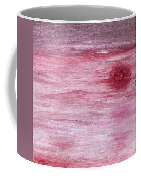  Mars Coffee Mug featuring the painting Mars Clouds by David Feder