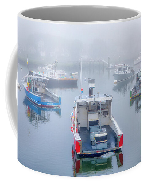 Marshfield Town Pier Coffee Mug featuring the photograph Marshfield Town Pier by Juergen Roth