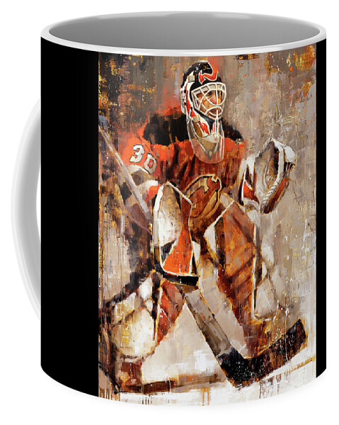 Martin Brodeur New Jersey Goalie Mask - New Jersey - Posters and Art Prints
