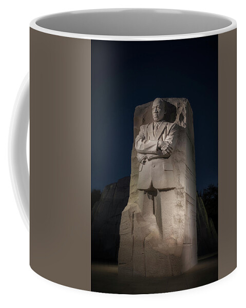 Washington Dc Coffee Mug featuring the photograph Martin Luther King by Robert Fawcett