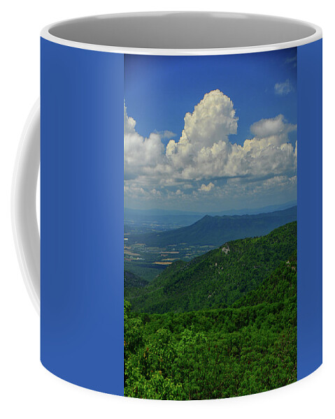 Massanutten Mountain With Thunderhead Coffee Mug featuring the photograph Massanutten Mountain with Thunderhead by Raymond Salani III