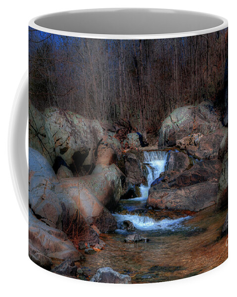 Mckenzie Creek Coffee Mug featuring the photograph McKenzie Creek Shut-Ins by Larry Braun