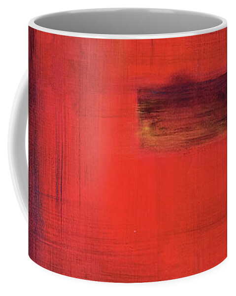 Abstract Coffee Mug featuring the painting Melody by Tes Scholtz