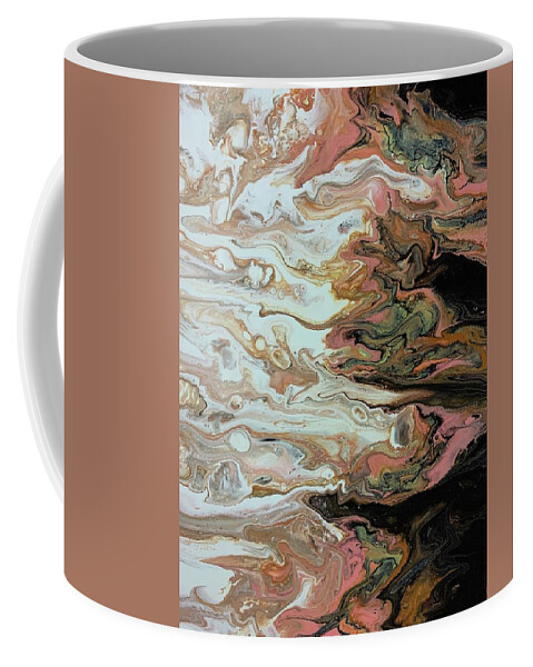 Flames Coffee Mug featuring the painting Melt by Nicole DiCicco
