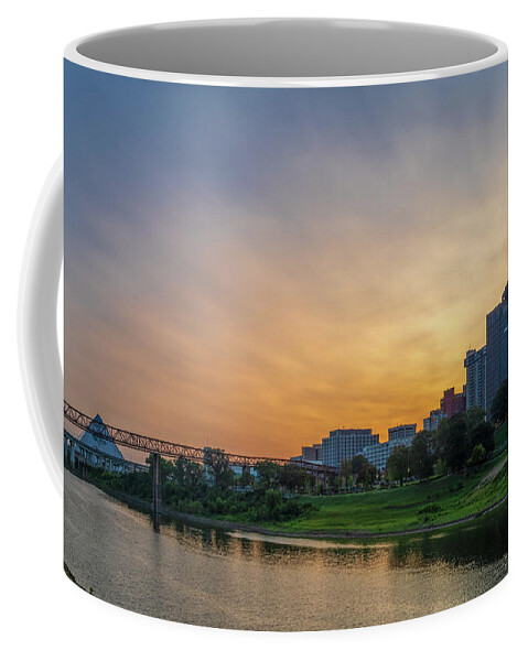 Sunrise Coffee Mug featuring the photograph Memphis Sunrise by Rod Best