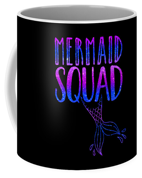 Mens Mermaid Squad Birthday Party product Gift for Mom and Dad Coffee Mug  by Art Frikiland - Fine Art America