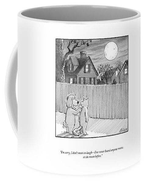 Meow At The Moon Coffee Mug