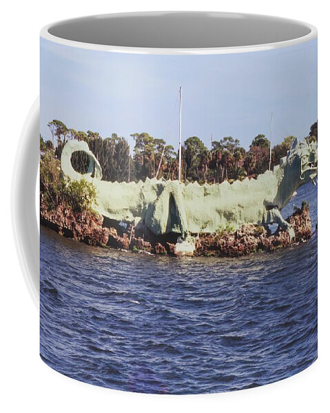 Dragon Coffee Mug featuring the photograph Merritt Island River Dragon by Bradford Martin