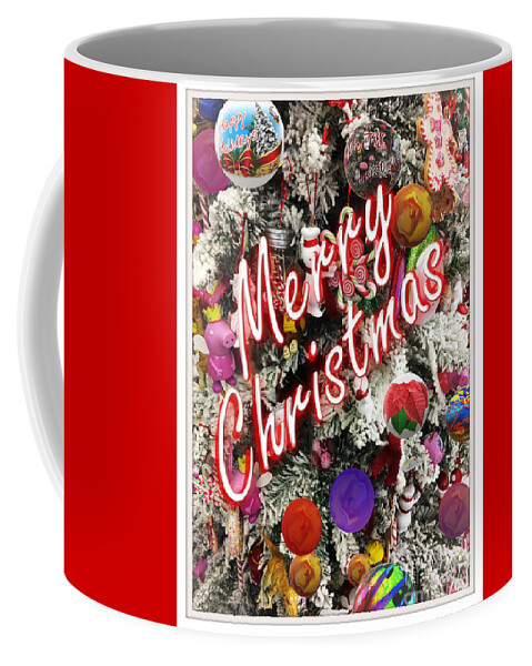 Merry Christmas Coffee Mug featuring the digital art Merry Christmas from Delynn Addams by Delynn Addams
